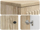 Bathroom Sink Cabinet EDE Sonoma Oak 59.5 x 31.5x 59 cm 895907