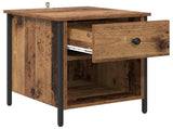 Bedside Cabinet 2 pcs Old Wood 40 x 42 x 50 cm Engineered Wood 881847