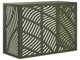 Air Conditioner Cover Olive Green 110 x 50 x 105 cm Steel 8014118