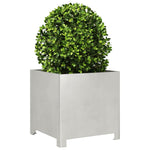 ZNTS Garden Planter 40x40x40 cm Stainless Steel 851207