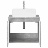 Bathroom Furniture Set Concrete Grey Engineered Wood 3404323
