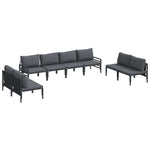 Garden Sofa Set Anthracite Steel 3378984