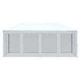 Folding Party Tent with Sidewalls White 3x6 m 93552