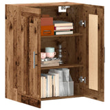 Wall Mounted Cabinet Old Wood 69.5x34x90 cm Engineered Wood 857312