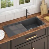 Handmade Kitchen Sink Black Stainless Steel 51527