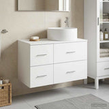 Bathroom Furniture Set 2 pcs White Engineered Wood 3404008