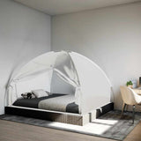 Mosquito Net Mongolia with Doors 220 Mesh White 200x180x135 cm 4010048