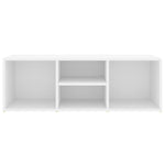 Shoe Storage Bench White 105x35x35 cm Engineered Wood 804463