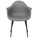 Dining Chairs 6 pcs Grey PP 3082358