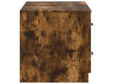 Bathroom Sink Cabinet UTRECHT Smoked Oak 82 x 41x 56 cm 897680