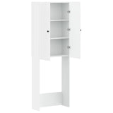 Toilet Cabinet ALKMAAR White 66 x 25.5 x 190 cm Engineered Wood 896255