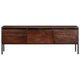 TV Cabinet Honey brown 110 x 30 x 36 cm Solid acacia wood 4104021