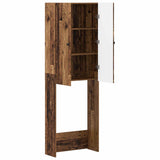Toilet Cabinet ALKMAAR Old Wood 66 x 25.5 x 190 cm 896263