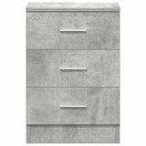 Bedside Cabinets 2 pcs Concrete Grey 38x35x56 cm Engineered Wood 800459