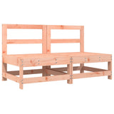 Middle Sofas with Cushions 2 pcs Solid Wood Douglas 825581