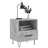 Bedside Cabinets 2 pcs Concrete Grey 40x35x47.5 cm Engineered Wood 827429
