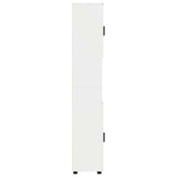 Bathroom Cabinet with Storage High Gloss White 30 x 35 x 192 cm 883338