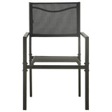 Outdoor Dining Set Black and Anthracite 3073516
