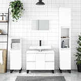 Bathroom Cabinet White 80x33x60 cm Engineered Wood 831660