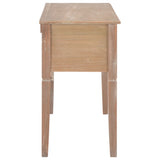Writing Desk Brown 109.5x45x77.5 cm Wood 280072