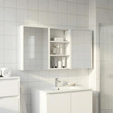 Bathroom Cabinet Set 3 pcs 126 x 16 x 62.5 cm Engineered wood 3403824