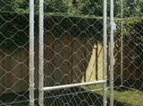 Dog Cage with Roof Silver 400 x 200 x 256 cm Steel and PE 3368298