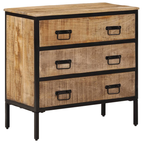 Sideboard 70x35x70 cm Solid Rough Wood Mango 374081
