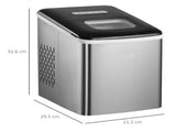 Ice Machine Countertop, 9 Ice Cubes in 8 Mins, 12KG in 24Hrs, Self-Cleaning Portable Ice Cube T3398P344631