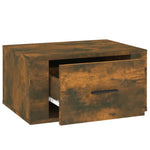 ZNTS Wall-mounted Bedside Cabinets 2 pcs Smoked Oak 50x36x25 cm 816851