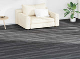 Flooring Planks 18 pcs Black and White 2.51 m PVC 42046436