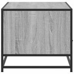 ZNTS Coffee Table Grey Sonoma 100x50x45 cm Engineered Wood and Metal 848787