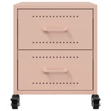 Bedside Cabinet Pink 36x39x43.5 cm Steel 846628