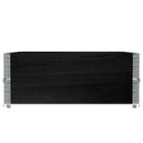 Garden Planter Black 100x100 cm Solid Wood Pine 3295400