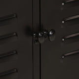 Bathroom Sink Cabinet 55x35x60 cm Iron and Solid Wood Mango 358564