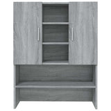 Washing Machine Cabinet Grey Sonoma 70.5x25.5x90 cm 815946