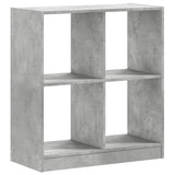 Bookcase Concrete Grey 68.5x32x75 cm Engineered Wood 852810