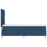 Box Spring Bed with Headboard Blue 80 x 200 cm Fabric 3339657