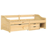 Day Bed with 3 Drawers without Mattress "IRUN" 90x200 cm 3185213