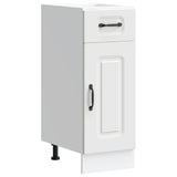 Kitchen Base Cabinet Kalmar White Engineered Wood 853457