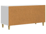 Sideboard High Gloss White 89 x 34.5 x 60 cm Engineered Wood 894659