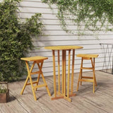 3 Piece Folding Bar Set Solid Wood Teak 3100777