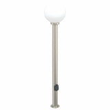 Bollard Light with Outlet 120 cm Stainless Steel IP44 4006105