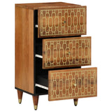 Side Cabinet 40x33x75 cm Solid Wood Mango 358307
