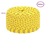 Multipurpose Utility Rope 6 mm 500 m Yellow PP 240 kg Max Load 3473017