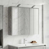 Bathroom Mirror Cabinet Concrete Grey 73.5 x 16 x 62.5 cm 889178