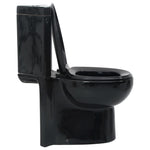WC Ceramic Toilet Bathroom Corner Toilet Black 141134
