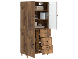 Cabinet Set 2 pcs 66 x 34.5 x 90 cm Engineered Wood 3416482
