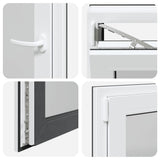 Basement Window "RISOR" 60x100 cm Tilt&Turn DIN Left Anthracite 4108436