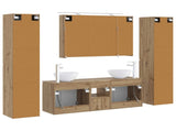 Bathroom Furniture Set 6 pcs Artisan Oak 3407214