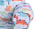 Children Armchair Kids Sofa Tub Chair Seat Cartoon Dinosaur Pattern Bedroom Flannel Wooden Frame T3398P347633